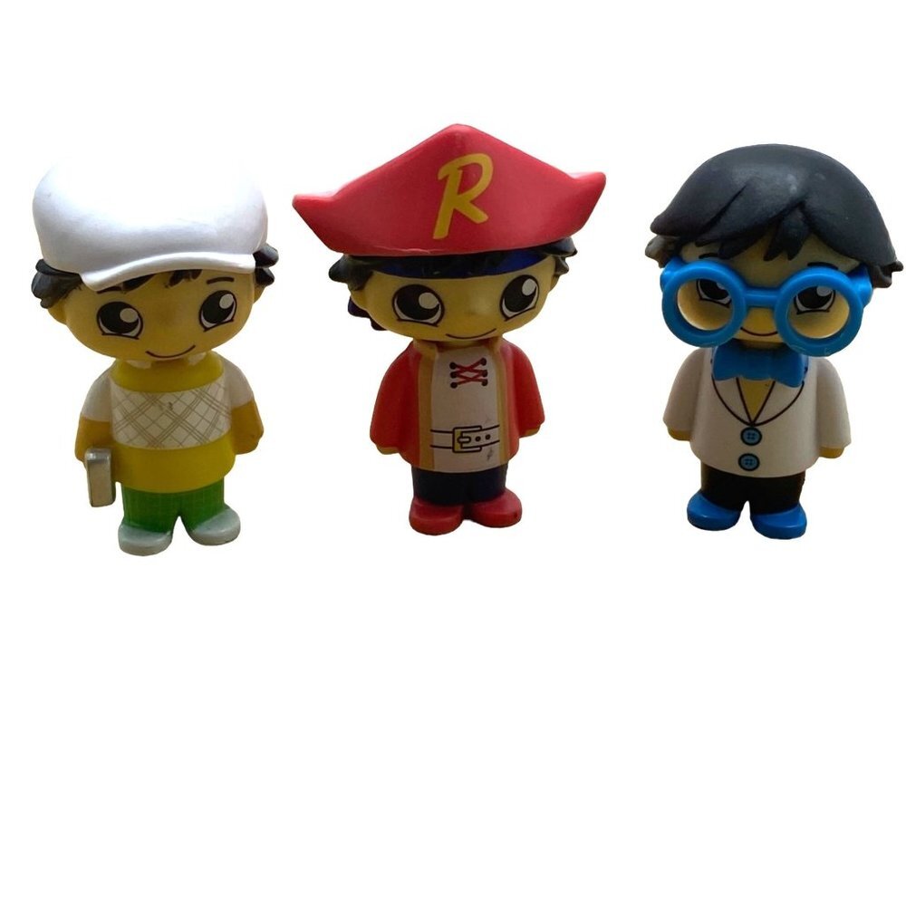 Ryan's World Bonkers Toys Ryan Golfer Red Pirate Chemist Action Figures 2" Tall